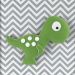 Quadro Decorativo Dino T-Rex Quarto Bebê Infantil Menino Menina