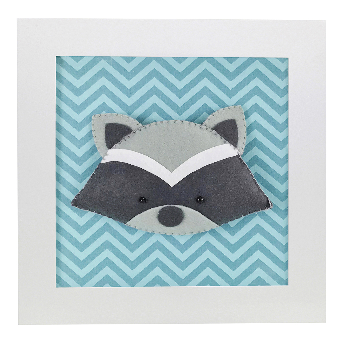 Quadro Decorativo Guaxinim Quarto Bebê Infantil Menino Menina