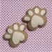 Quadro Decorativo Patinhas De Ursa Quarto Bebê Infantil Menina