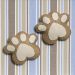 Quadro Decorativo Patinhas Do Urso Quarto Bebê Infantil