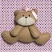 Quadro Decorativo Ursa Quarto Bebê Infantil Menina