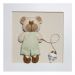 Quadro Decorativo Ursinho Com Pião Quarto Bebê Infantil Menino