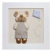 Quadro Decorativo Ursinho Com Pipa Quarto Bebê Infantil Menino