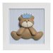 Quadro Decorativo Urso Príncipe Quarto Bebê Infantil