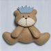 Quadro Decorativo Urso Príncipe Quarto Bebê Infantil