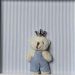 Quadro Príncipe Urso Mini Quarto Bebê Infantil