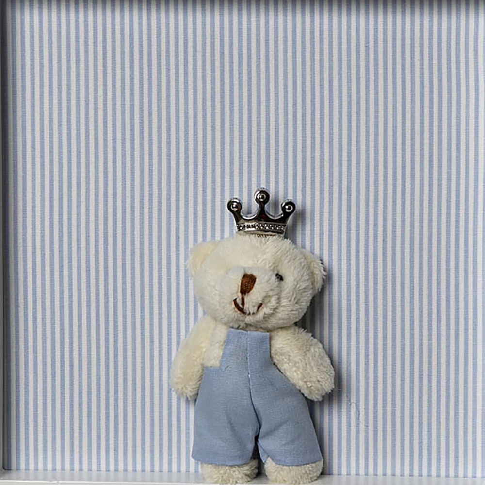 Quadro Príncipe Urso Mini Quarto Bebê Infantil