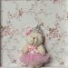 Quadro Princesa Strass Ursa Mini Bailarina Quarto Bebê Infantil Menina