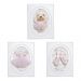 Trio De Quadros Balé Com Pérolas Quarto Bebê Infantil Menina