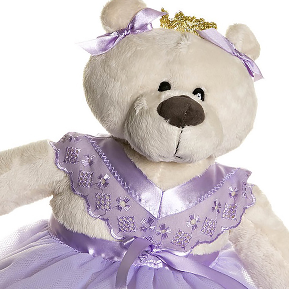 Ursa Bailarina Lilás Quarto Bebê Infantil Menina