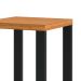 Mesa Lateral Pernambuco Freijó e Preta 44 cm