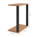 Mesa Lateral Pernambuco Freijó e Preta 60 cm