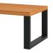Mesa de Centro Pernambuco Freijó e Preta 90 cm