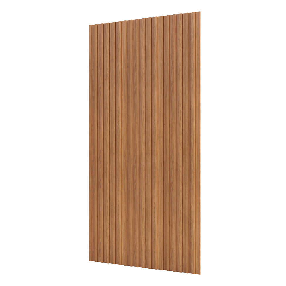 Painel Ripado Decorativo Paris 183x134 Freijó