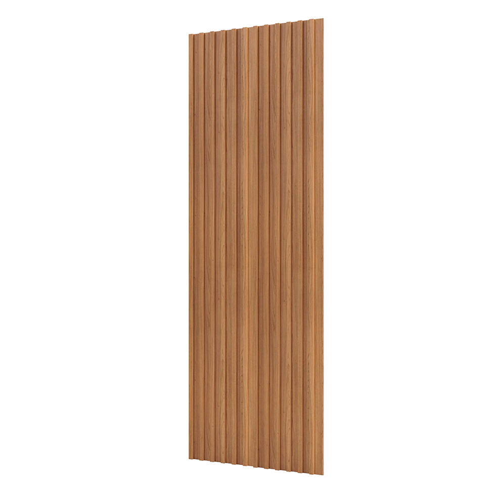 Painel Ripado Decorativo Paris 183x90 Freijó