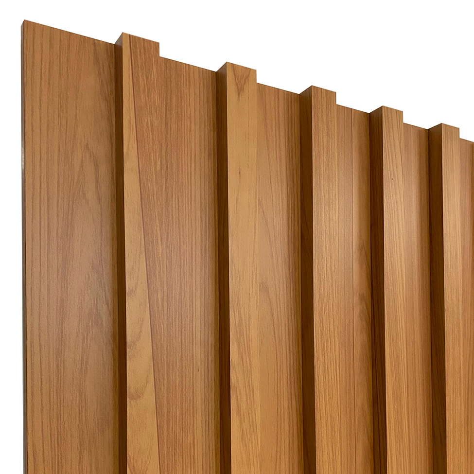 Painel Ripado Decorativo Paris 183x90 Freijó