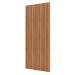 Painel Ripado Decorativo Paris 250x134 Freijó