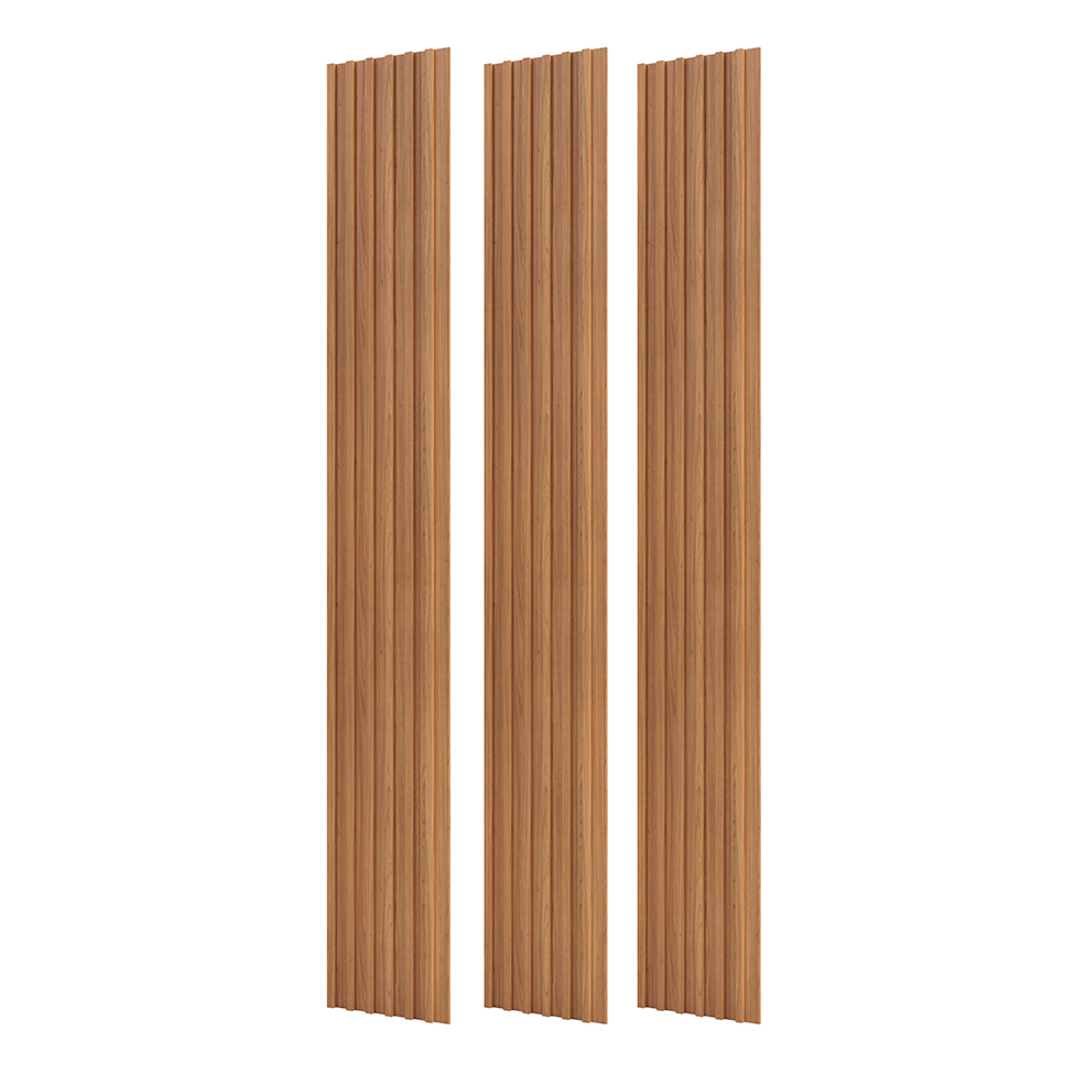 Painel Ripado Decorativo Paris 250x134 Freijó
