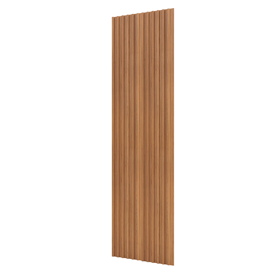 Painel Ripado Decorativo Paris 250x90 Freijó