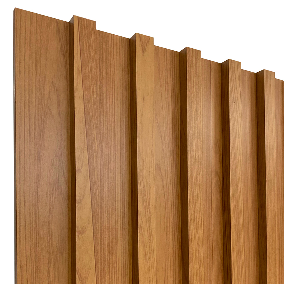 Painel Ripado Decorativo Paris 250x90 Freijó