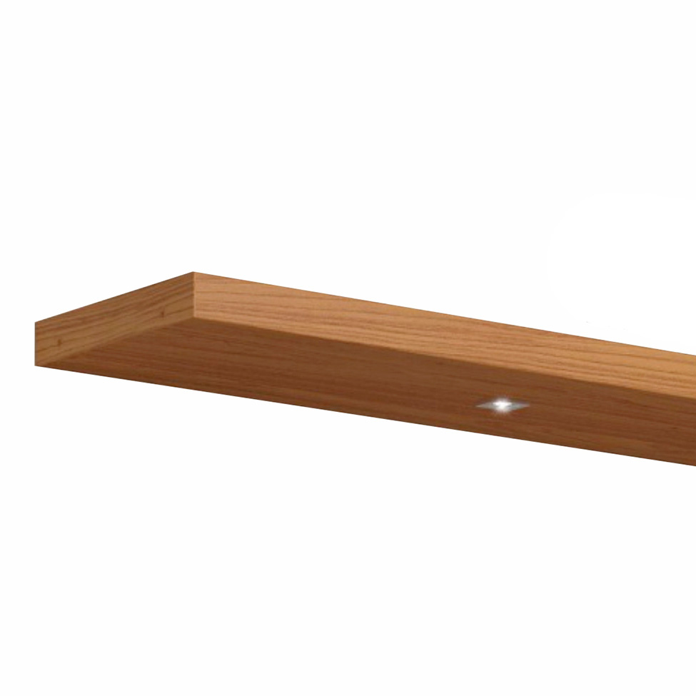 Prateleira Kira com LED Freijó 150 cm