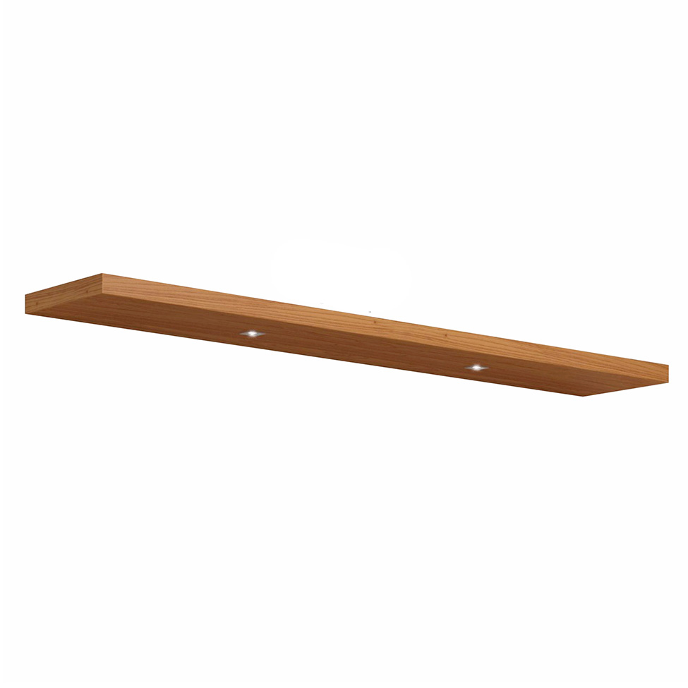 Prateleira Kira com LED Freijó 180 cm