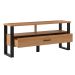 Rack Pernambuco 1 GV Freijó e Preto 140 cm