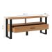 Rack Pernambuco 1 GV Freijó e Preto 140 cm