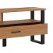 Rack Pernambuco 1 GV Freijó e Preto 140 cm