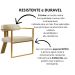 Poltronas Oregon Linho Bege Estrutura Dourado