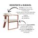 Poltronas Oregon Linho Marfim Estrutura Bronze