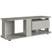 Estante Baixa Rack Tv até 55" 135x45x47cm Gaveta Iluminação Led RGB RA0136 Arenas