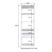 Estante Belga 2 GV Branca 60 cm