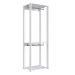 Estante Belga com Cabideiro Branca 60 cm