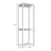 Estante Belga com Cabideiro Branca 60 cm