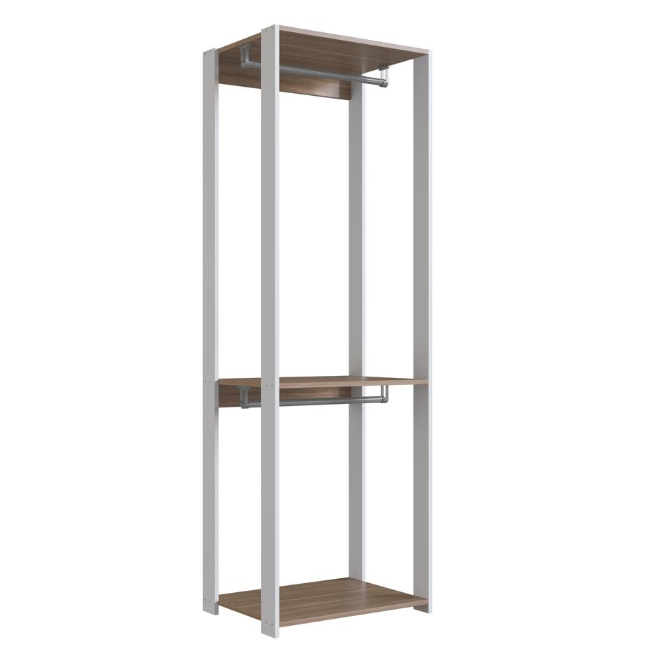 Estante Com Cabideiro Linha Closet