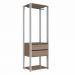 Estante Com Gavetas E Cabideiro Linha Closet
