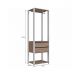Estante Com Gavetas E Cabideiro Linha Closet