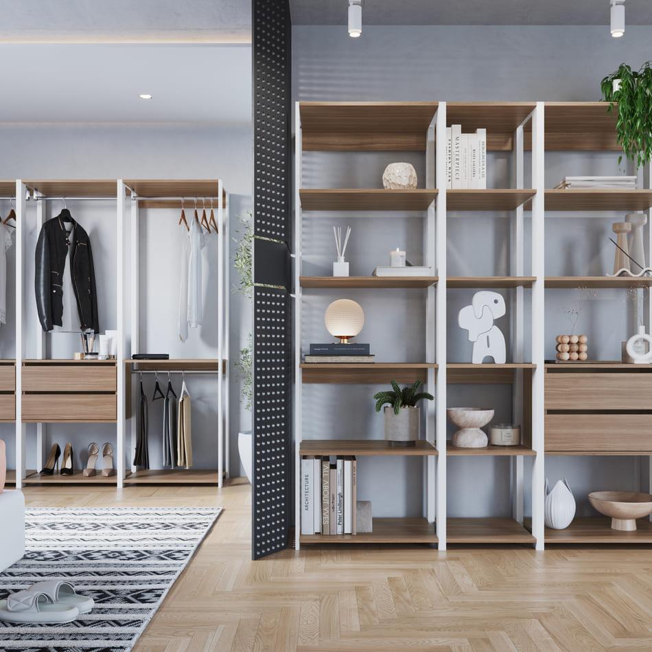 Estante Com Prateleira Linha Closet