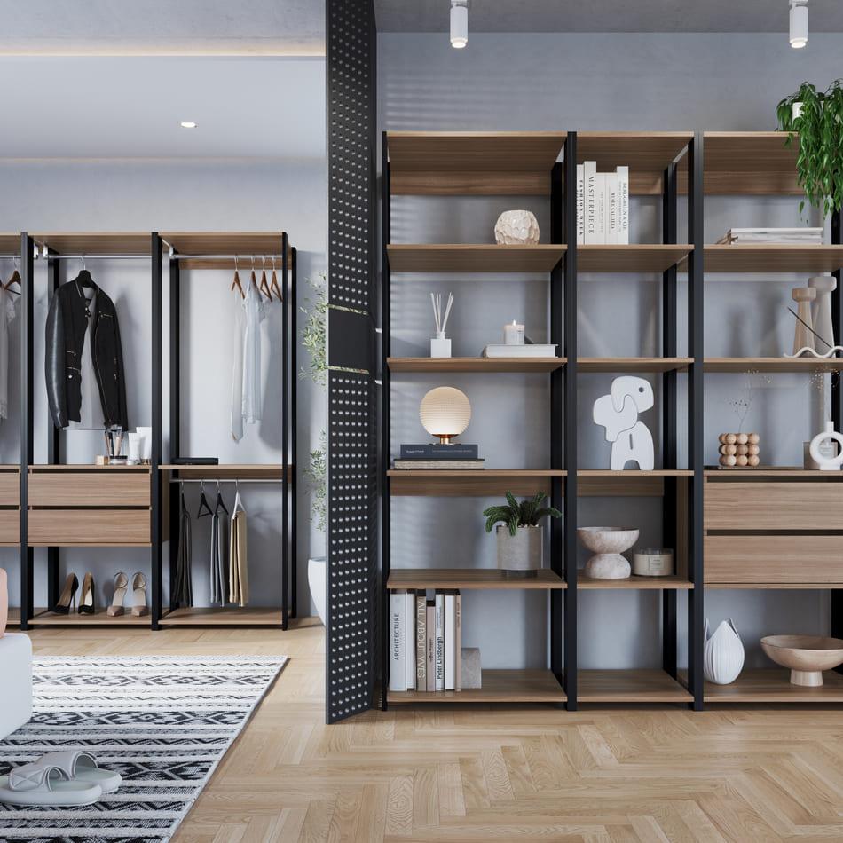 Estante Com Prateleira Linha Closet