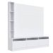 Estante Home e Painel para TV 146cm com 7 nichos e 3 Portas Basculantes ProDecor Branco