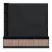 Estante Home e Painel para TV 146cm com 7 nichos e 3 Portas ProDecor Preto Montana