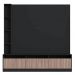 Estante Home e Painel para TV 180cm com 7 nichos e 3 Portas ProDecor Preto Montana