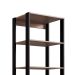 Estante Merlin Preta 183x60 cm