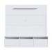 Estante para Home Theater e TV até 50 Polegadas Merlin 3 PT Branca