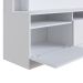 Estante para Home Theater e TV até 65 Polegadas Merlin com Nichos 3 PT Branca