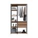 Guarda-Roupa Closet Belga 2 GV Montana e Preto