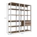 Guarda-Roupa Closet Belga 2 Gavetas Branco e Montana
