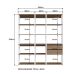 Guarda-Roupa Closet Belga 2 Gavetas Branco e Montana
