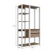 Guarda-Roupa Closet Belga 2 Gavetas Montana e Branco